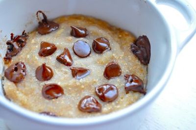 Microwave chocolate chip cookie #vegan