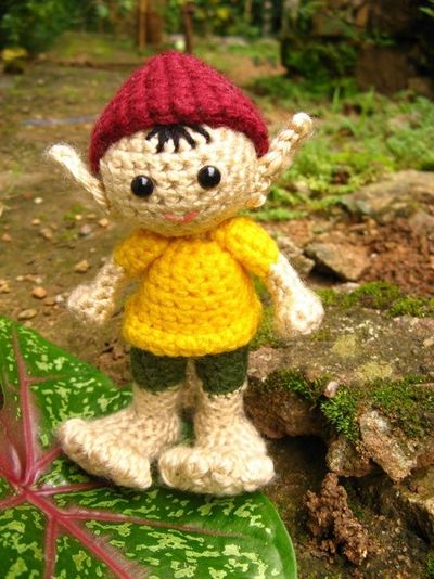 Amigurumi Elf Crochet Pattern Pdf Christmas Decor Children S